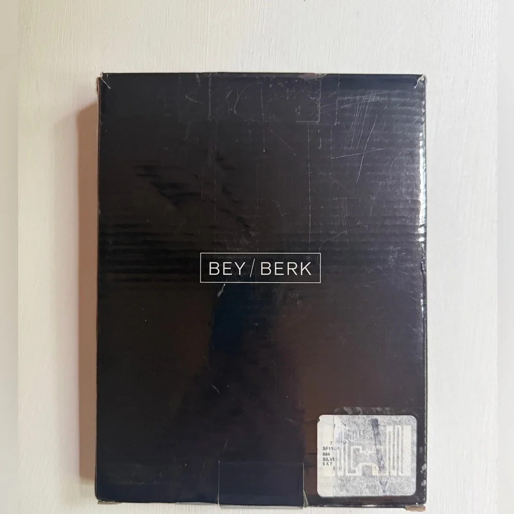 NEW BEY-BERK Silver Plated Trim & Mother Of Pearl 5 X 7” Picture Frame SF 116-11 - Picture 4 of 4